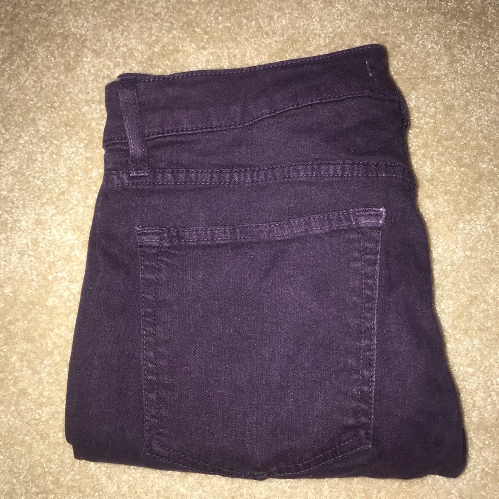 Rich and skinny size 30 dark purple jeans